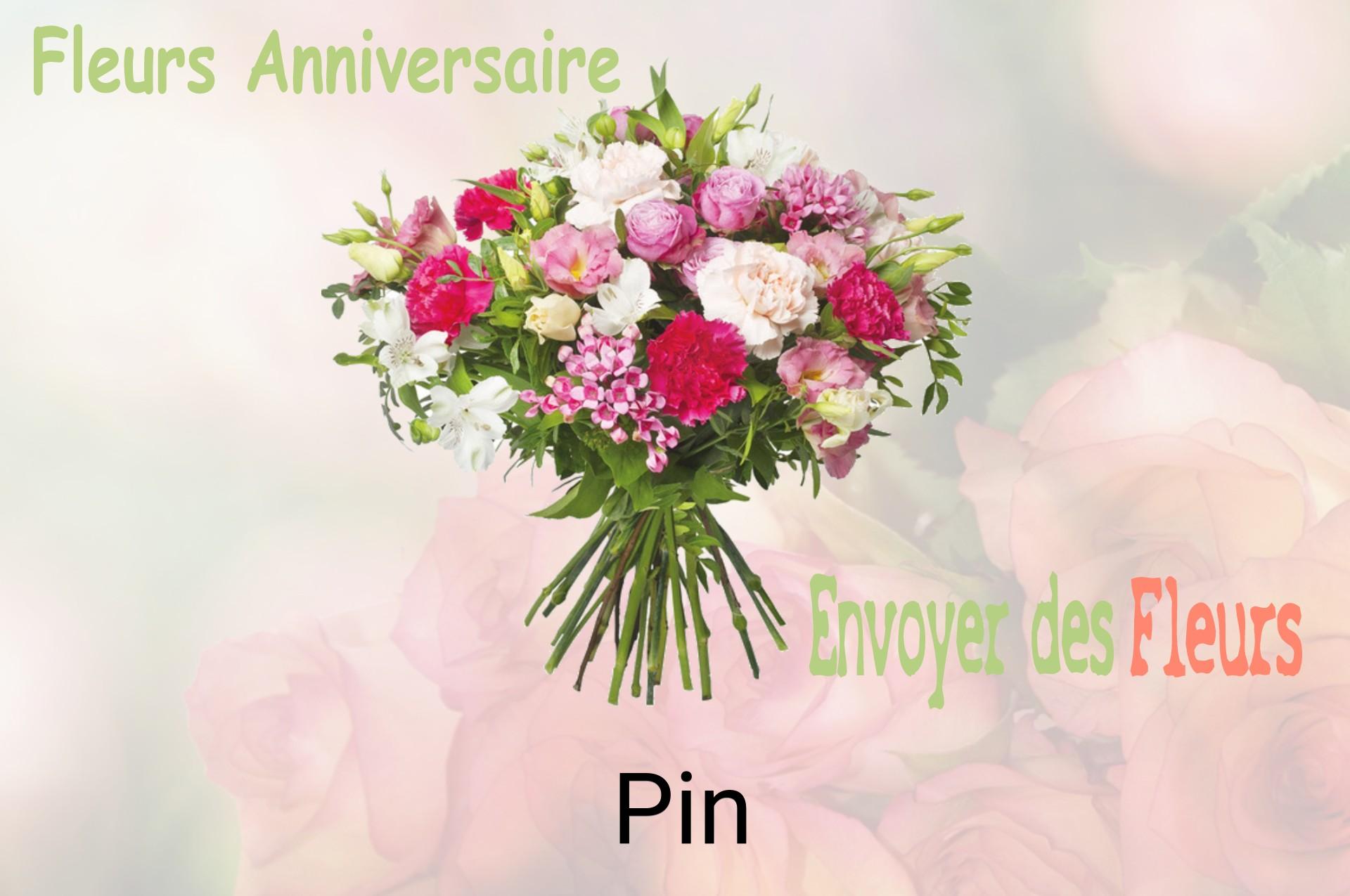 Bouquet de fleurs d’anniversaire livré à Pin