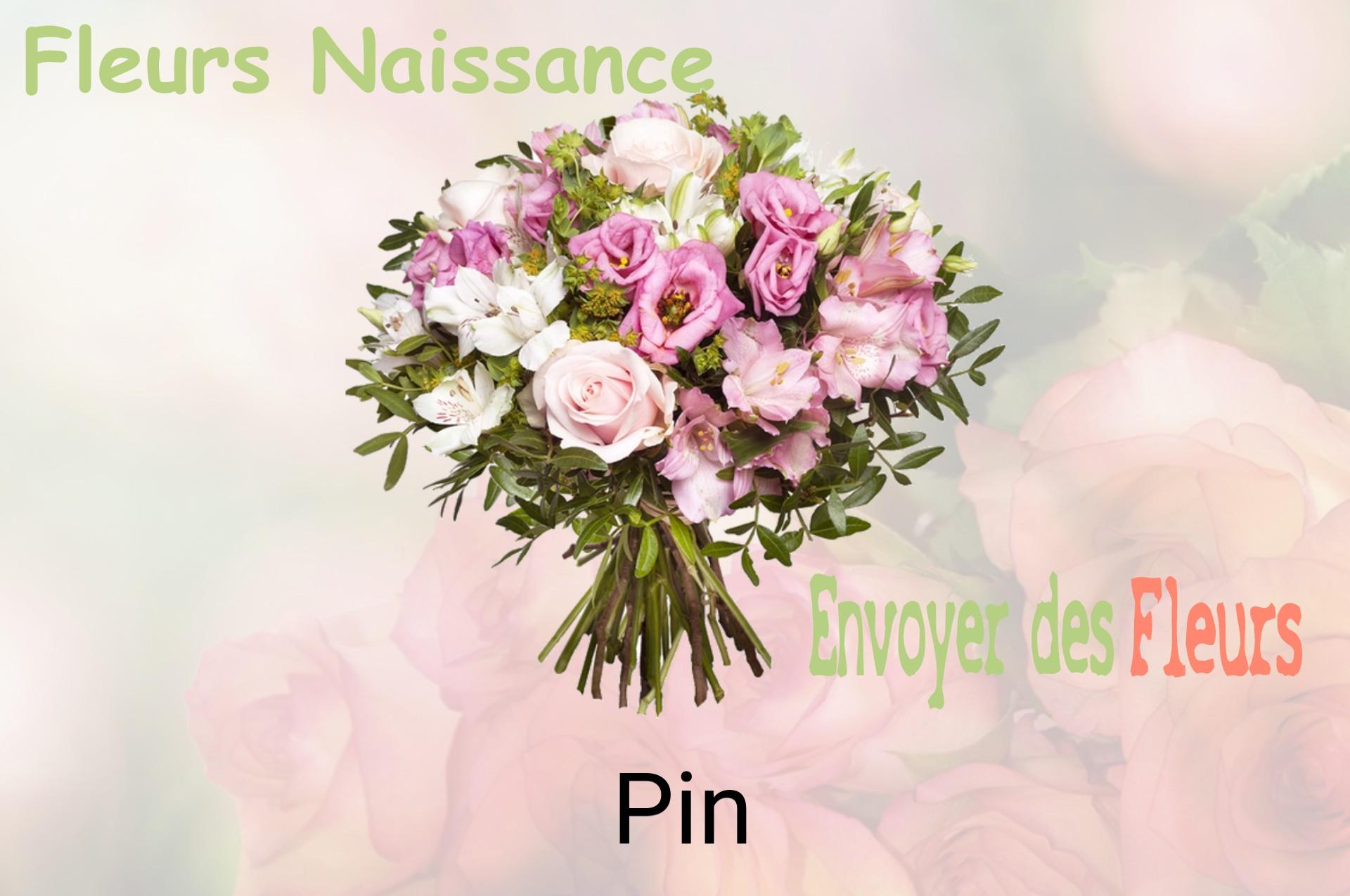 Bouquet de fleurs de naissance livré à Pin